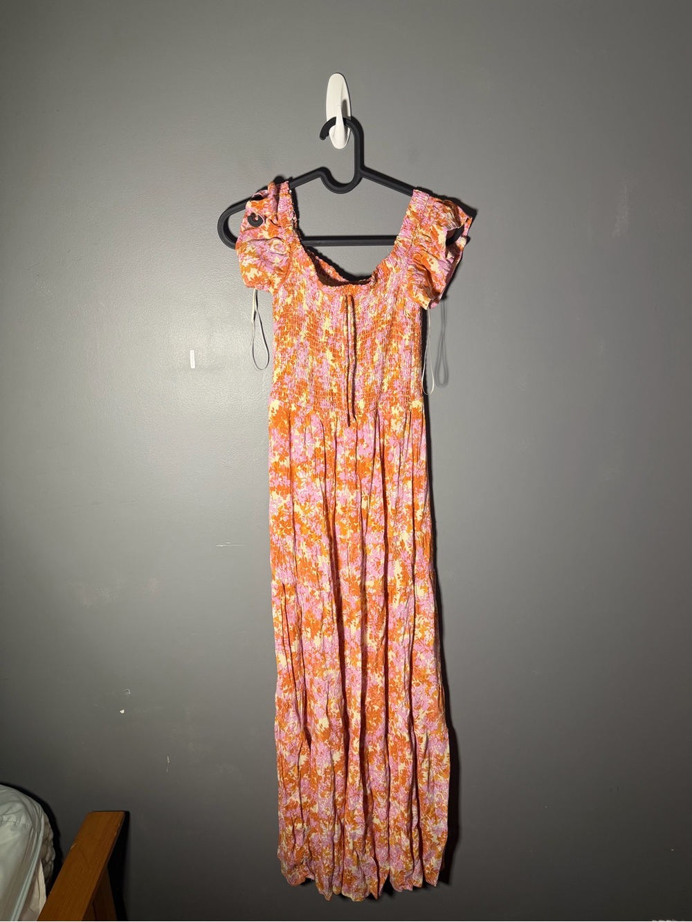 Anthropologie L Space Lucia Smocked Maxi Dress Size Medium - Picture 3 of 5